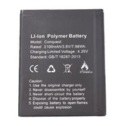 Batterie de téléphone portable Conquest Straight Board batterie lithium pour téléphone portable Batterie pour téléphone portable Accessoires Électronique grand public