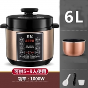 Autocuiseur maison autocuiseur électrique 6L grande capacité intelligent rendez - vous cuiseur à riz Autocuiseur électrique Appareils de cuisine Appareils ménagers