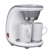 Machine à café semi - automatique Home Drip double tasse automatique Moka Pot Cafetière Appareils de cuisine Appareils ménagers