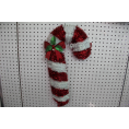 65*33CM Vente chaude béquille PET Tinsel Christmas Tree Window Décorations suspendues intérieures