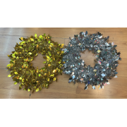 25CM Christmas Decoration Supplies Material Pine Cone Ball Glowing Large Xmas Wreaths