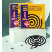 10 pièces par boîte, 60 boîtes par carton, bobine de moustique anti-moustique intérieure et extérieure