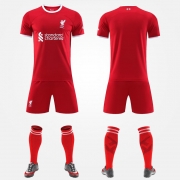 2023 - 2024 Liverpool FC maillot domicile Vêtements d'entraînement vêtements de compétition enfants adultes Maillot , Tenue  de sport