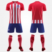 Atlético de Madrid FC 23 - 24 saison domicile maillots maillots d'entraînement maillots de match pour enfants et adultes  Maillot Tenue de sport