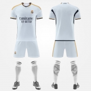 Real Madrid FC 23 - 24 saison domicile maillots maillots d'entraînement maillots de match pour enfants et adultes  Maillot Tenue de sport