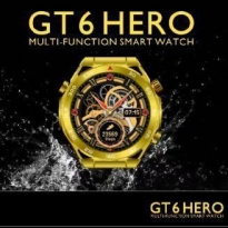 Montre gt6 Hero Gold avec trois bracelets pour répondre aux appels smartwatch multifonction paiement Montres intelligentes Électronique grand public Électronique intelligente