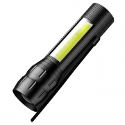 Lampe de poche à lumière forte LED lampe de poche d'urgence charge USB avec lumière latérale zoom mini lampe de poche Lampe de poche Éclairage