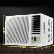 Climatiseur de fenêtre à convertisseur de fréquence DC installation gratuite Window machine tout - en - un simple climatiseur mobile froid et chaud Climatiseur Appareils ménagers Appareils ménagers
