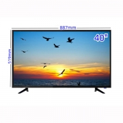 TV Slim LED HD LCD plat 4K réseau intelligent 40 pouces Télévision Appareils ménagers Appareils ménagers