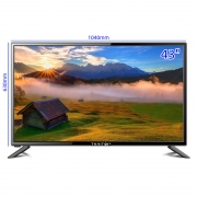 TV Slim LED HD LCD plat 4K réseau intelligent 43 pouces Télévision Appareils ménagers Appareils ménagers